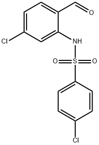 4-chloro-N-(5-chloro-2-formylphenyl)benzenesulfonamide Structure