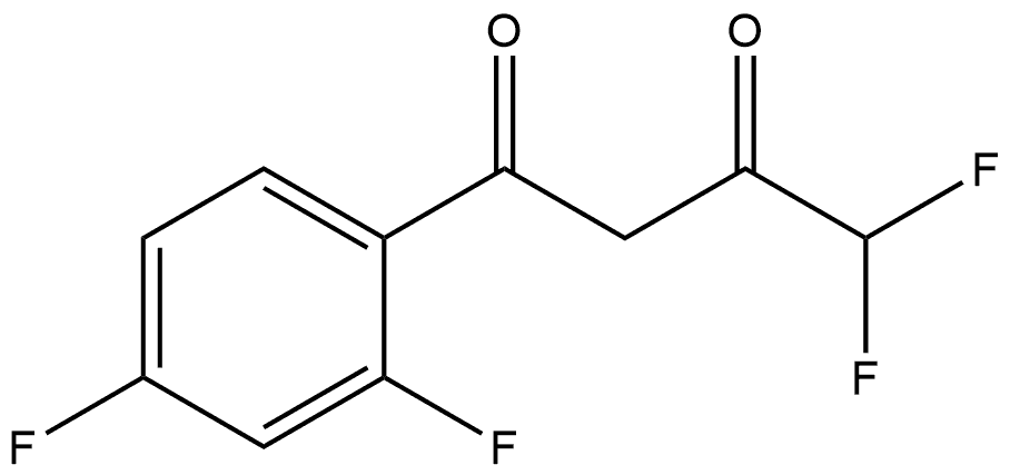 1-(2,4-Difluorophenyl)-4,4-difluoro-1,3-butanedione Structure