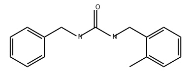 Urea, N-[(2-methylphenyl)methyl]-N'-(phenylmethyl)- Structure