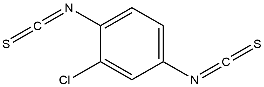 2-Chloro-1,4-diisothiocyanatobenzene Structure