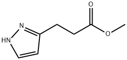 1H-Pyrazole-3-propanoic acid, methyl ester Structure