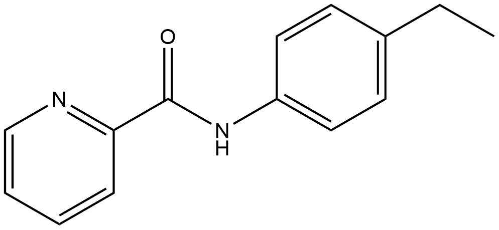 N-(4-Ethylphenyl)-2-pyridinecarboxamide Structure