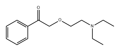 Ethanone, 2-[2-(diethylamino)ethoxy]-1-phenyl- 구조식 이미지