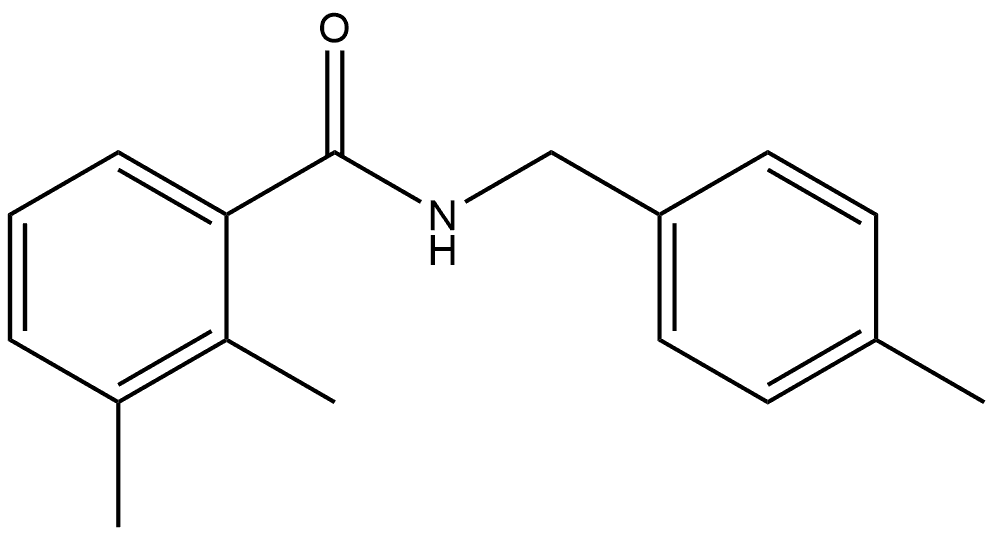 2,3-Dimethyl-N-[(4-methylphenyl)methyl]benzamide Structure