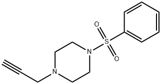 1-(Phenylsulfonyl)-4-(prop-2-yn-1-yl)piperazine Structure