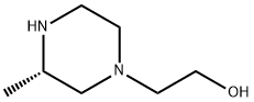 1-Piperazineethanol, 3-methyl-, (3S)- Structure