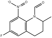 6-Fluoro-2-methyl-8-nitro-3,4-dihydroquinoline-1(2H)-carbaldehyde 구조식 이미지