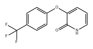 2(1H)-Pyridinone, 3-[4-(trifluoromethyl)phenoxy]- Structure