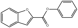 2-Benzofurancarboxylic acid, phenyl ester Structure