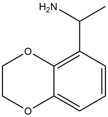 1,4-Benzodioxin-5-methanamine, 2,3-dihydro-α-methyl- Structure