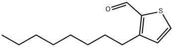 2-Thiophenecarboxaldehyde, 3-octyl- 구조식 이미지