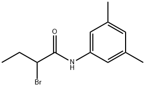 2-Bromo-N-(3,5-dimethylphenyl)butanamide Structure