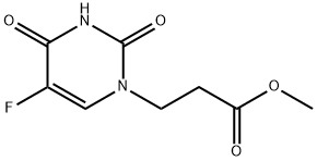 1(2H)-Pyrimidinepropanoic acid, 5-fluoro-3,4-dihydro-2,4-dioxo-, methyl ester 구조식 이미지