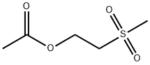 Ethanol, 2-(methylsulfonyl)-, 1-acetate 구조식 이미지
