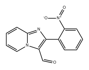 Imidazo[1,2-a]pyridine-3-carboxaldehyde, 2-(2-nitrophenyl)- Structure