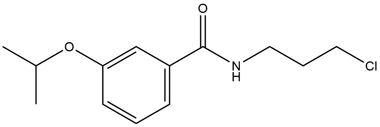 N-(3-Chloropropyl)-3-(1-methylethoxy)benzamide Structure