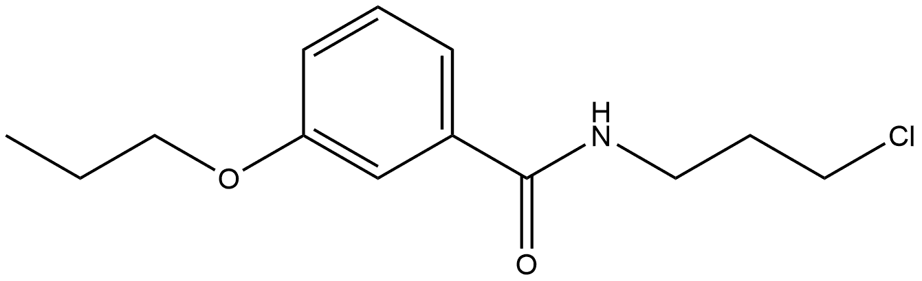 N-(3-Chloropropyl)-3-propoxybenzamide Structure