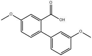 5-Methoxy-2-(3-methoxyphenyl)benzoic acid Structure