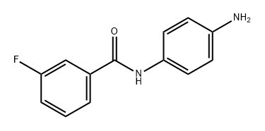 Benzamide, N-(4-aminophenyl)-3-fluoro- Structure