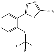 5-(2-(Trifluoromethoxy)phenyl)thiazol-2-amine Structure