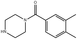 Methanone, (3,4-dimethylphenyl)-1-piperazinyl- Structure