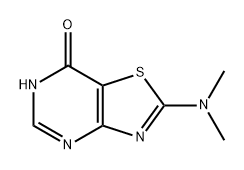 Thiazolo[4,5-d]pyrimidin-7(6H)-one, 2-(dimethylamino)- Structure