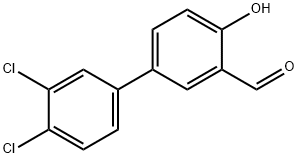 4-(3,4-Dichlorophenyl)-2-formylphenol Structure