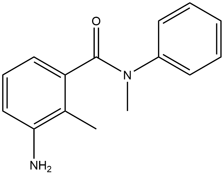 3-amino-N,2-dimethyl-N-phenylbenzamide 구조식 이미지