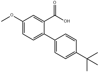 5-Methoxy-2-(4-t-butylphenyl)benzoic acid Structure