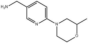 6-(2-methylmorpholin-4-yl)pyridin-3-yl]methanamine Structure