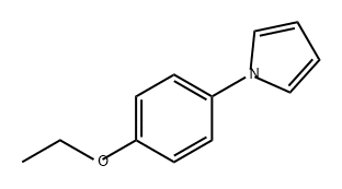 1H-Pyrrole, 1-(4-ethoxyphenyl)- Structure