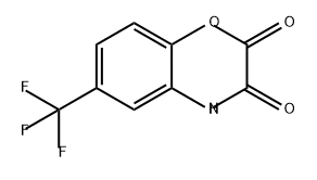 2H-1,4-Benzoxazine-2,3(4H)-dione, 6-(trifluoromethyl)- Structure