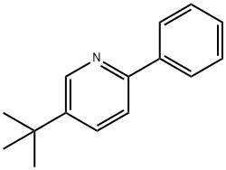 Pyridine, 5-(1,1-dimethylethyl)-2-phenyl- Structure