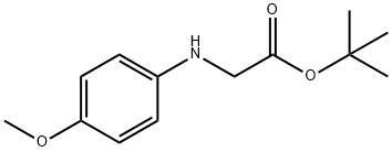 Glycine, N-(4-methoxyphenyl)-, 1,1-dimethylethyl ester Structure