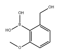 Boronic acid, B-[2-(hydroxymethyl)-6-methoxyphenyl]- Structure