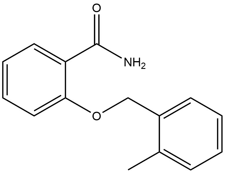 2-[(2-Methylphenyl)methoxy]benzamide Structure