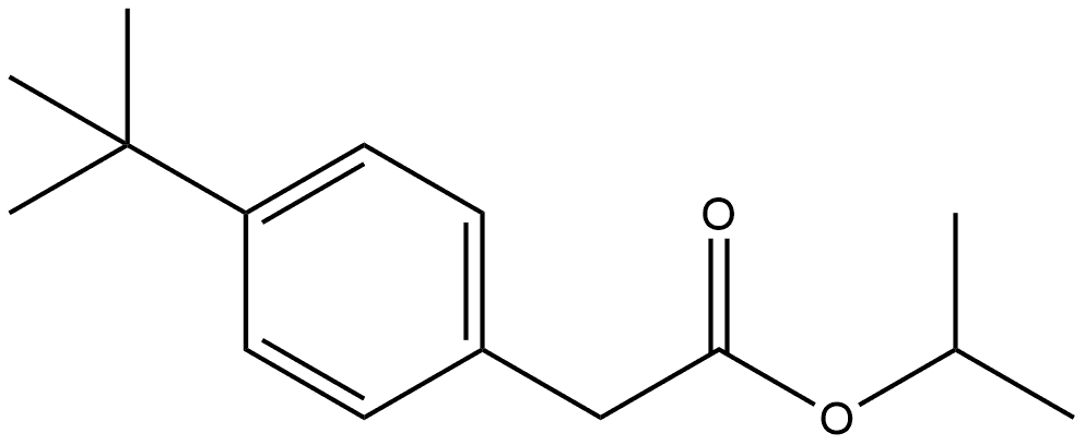 1-Methylethyl 4-(1,1-dimethylethyl)benzeneacetate Structure