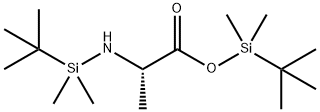 L-Alanine, N-[(1,1-dimethylethyl)dimethylsilyl]-, (1,1-dimethylethyl)dimethylsilyl ester Structure