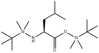 L-Leucine, N-[(1,1-dimethylethyl)dimethylsilyl]-, (1,1-dimethylethyl)dimethylsilyl ester Structure