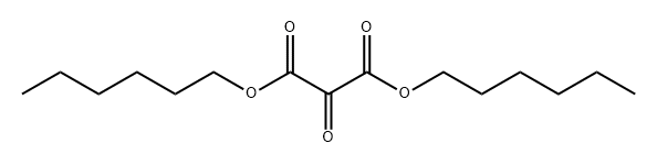 Propanedioic acid, 2-oxo-, 1,3-dihexyl ester Structure