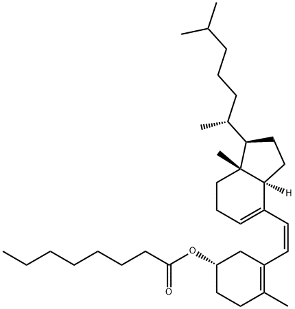 Pre-Vitamin D3 Octanoate (>80%) 구조식 이미지