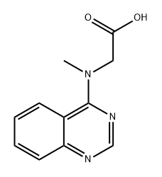 Glycine, N-methyl-N-4-quinazolinyl- Structure