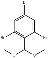 Benzene, 1,3,5-tribromo-2-(dimethoxymethyl)- Structure