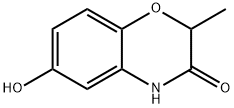 2H-1,4-Benzoxazin-3(4H)-one, 6-hydroxy-2-methyl- Structure