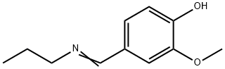 Phenol, 2-methoxy-4-[(propylimino)methyl]- 구조식 이미지