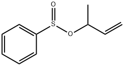 Benzenesulfinic acid, 1-methyl-2-propen-1-yl ester Structure