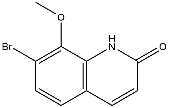 7-bromo-8-methoxyquinolin-2(1H)-one Structure