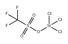 Methanesulfonic acid, 1,1,1-trifluoro-, trichlorosilyl ester 구조식 이미지