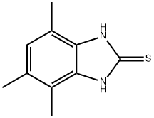 2H-Benzimidazole-2-thione,1,3-dihydro-4,5,7-trimethyl-(9CI) Structure