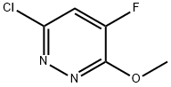 Pyridazine, 6-chloro-4-fluoro-3-methoxy- Structure